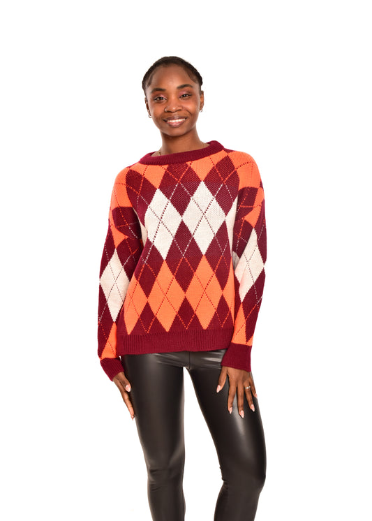 JERSEY  ROMBOS-NARANJA