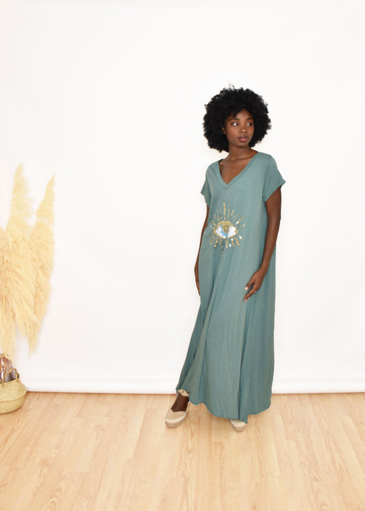 VESTIDO EYE- VERDE