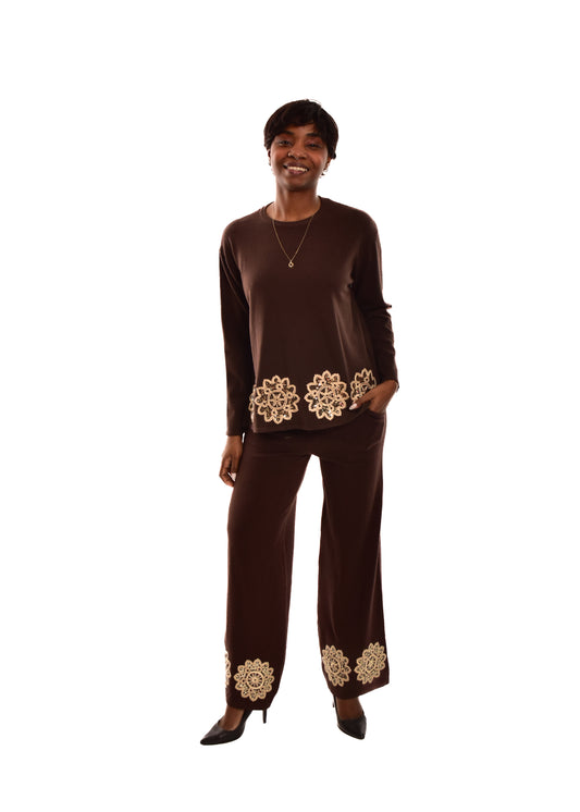 CONJUNTO DE PUNTO-MARRÓN