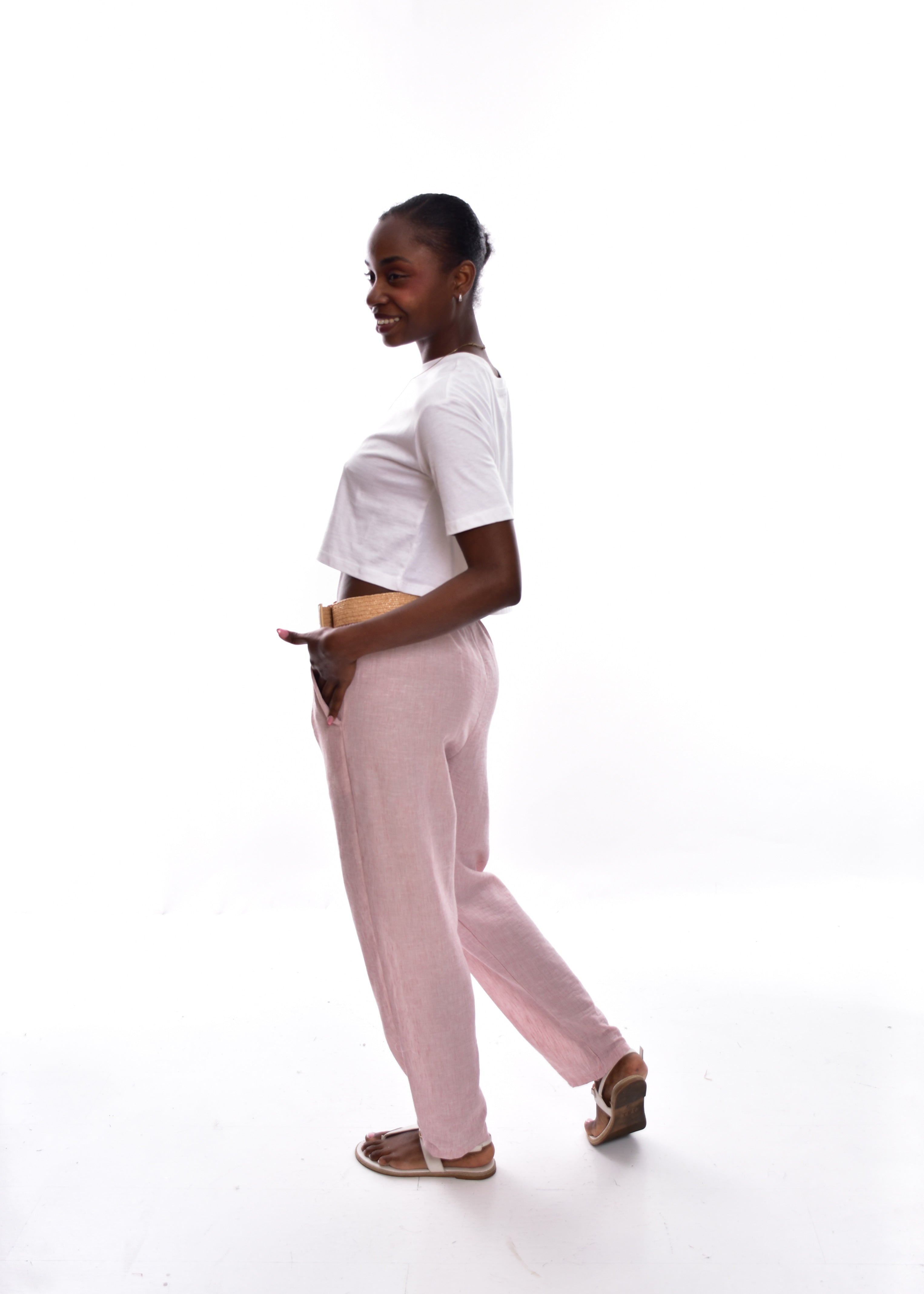 PANTALÓN LIN-ROSA