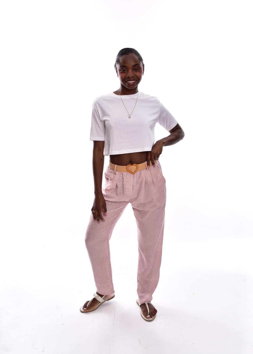 PANTALÓN LIN-ROSA