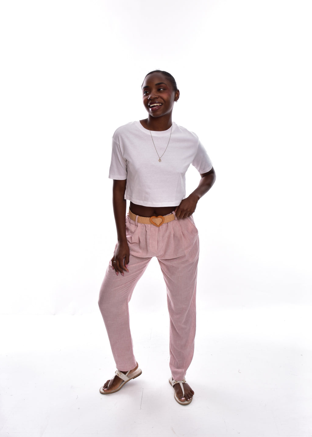 PANTALÓN LIN-ROSA