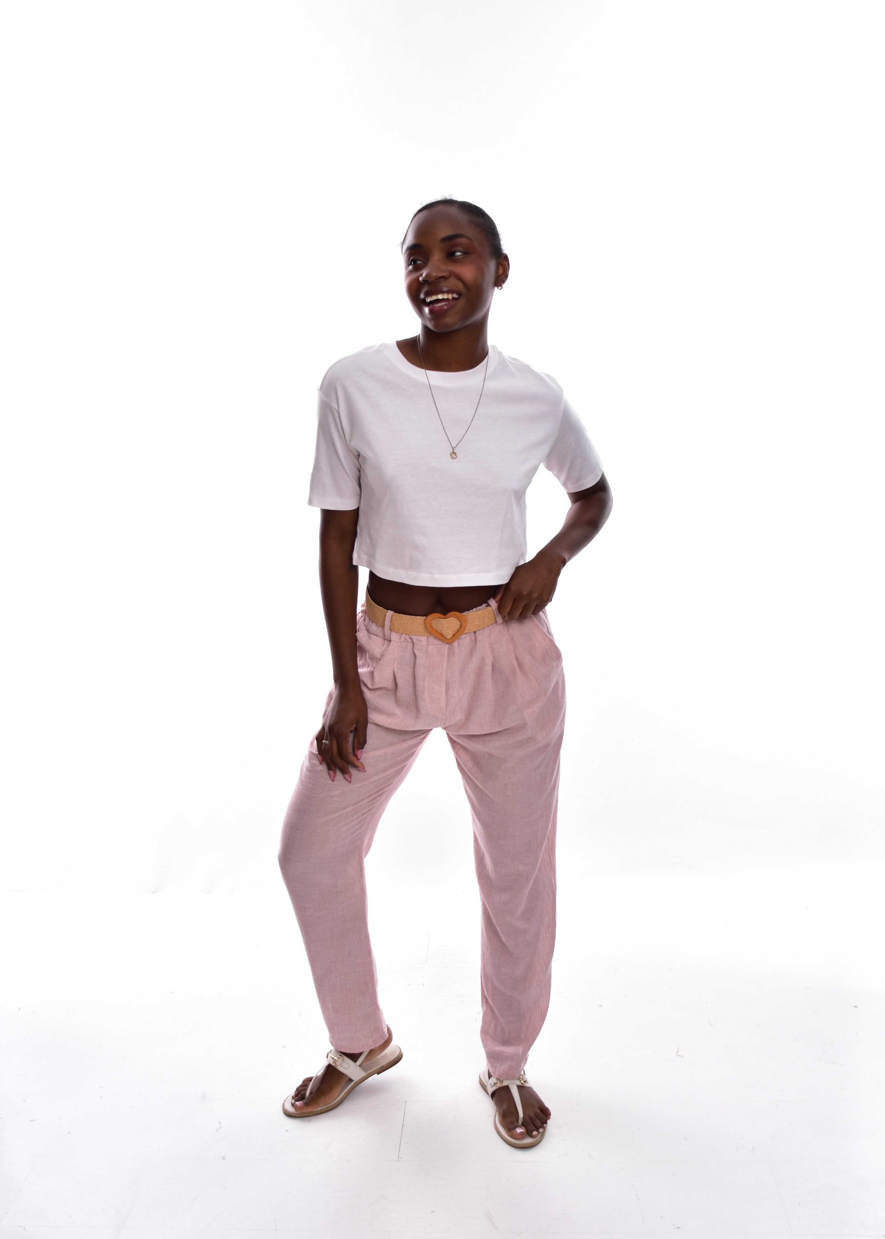 PANTALÓN LIN-ROSA
