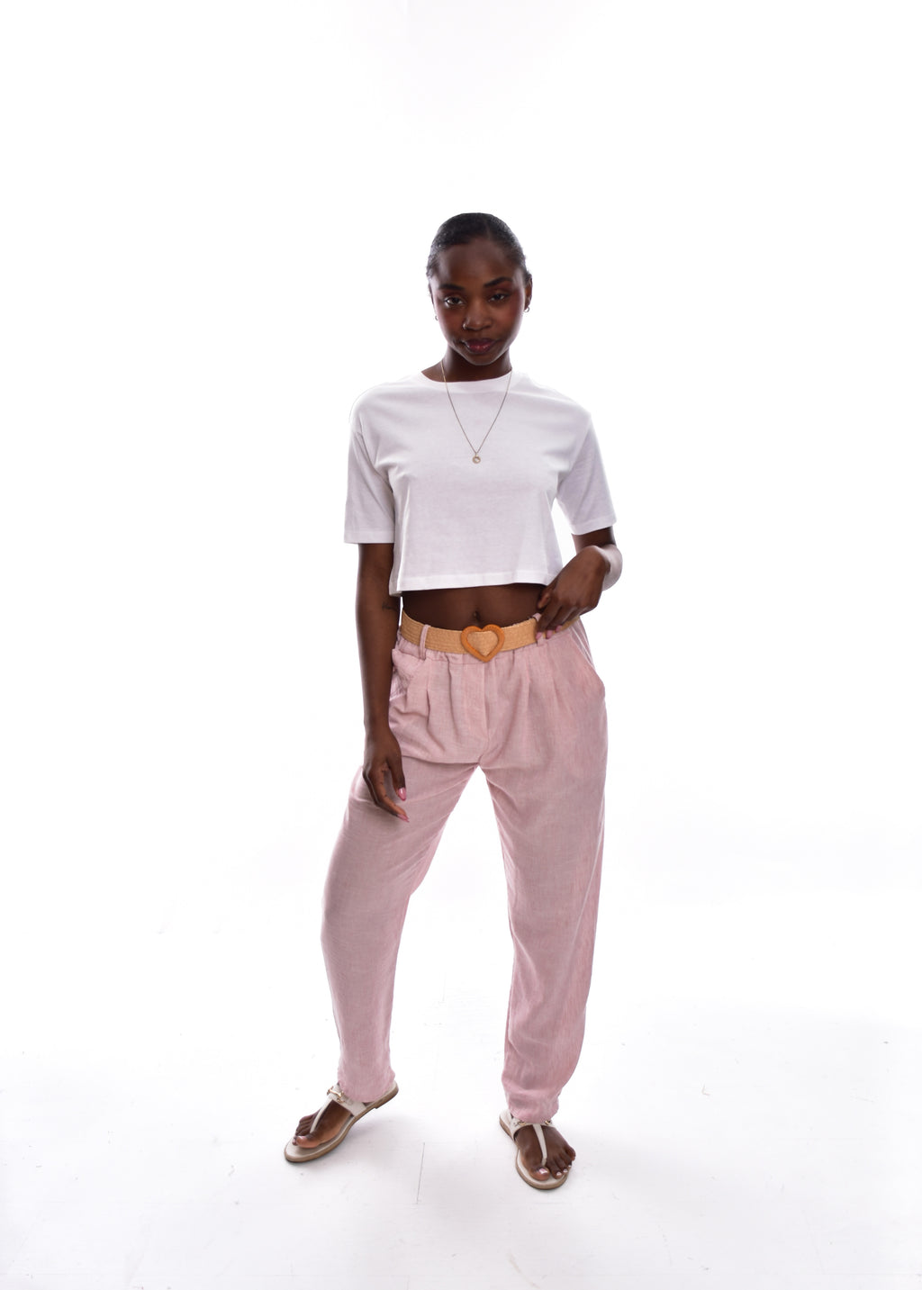PANTALÓN LIN-ROSA