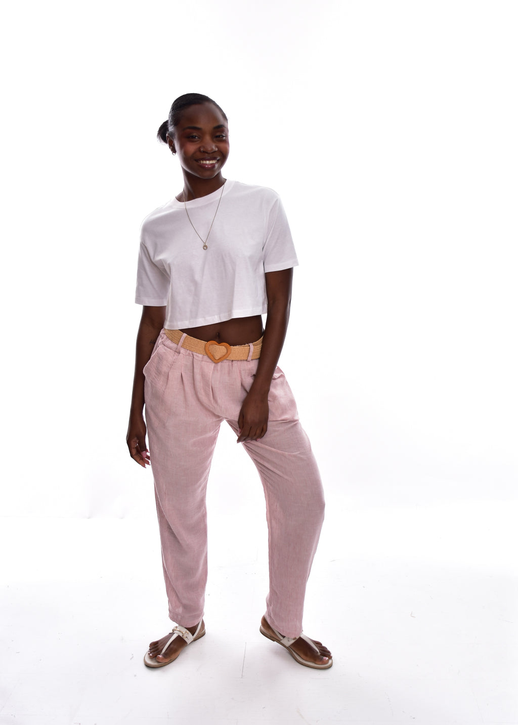 PANTALÓN LIN-ROSA