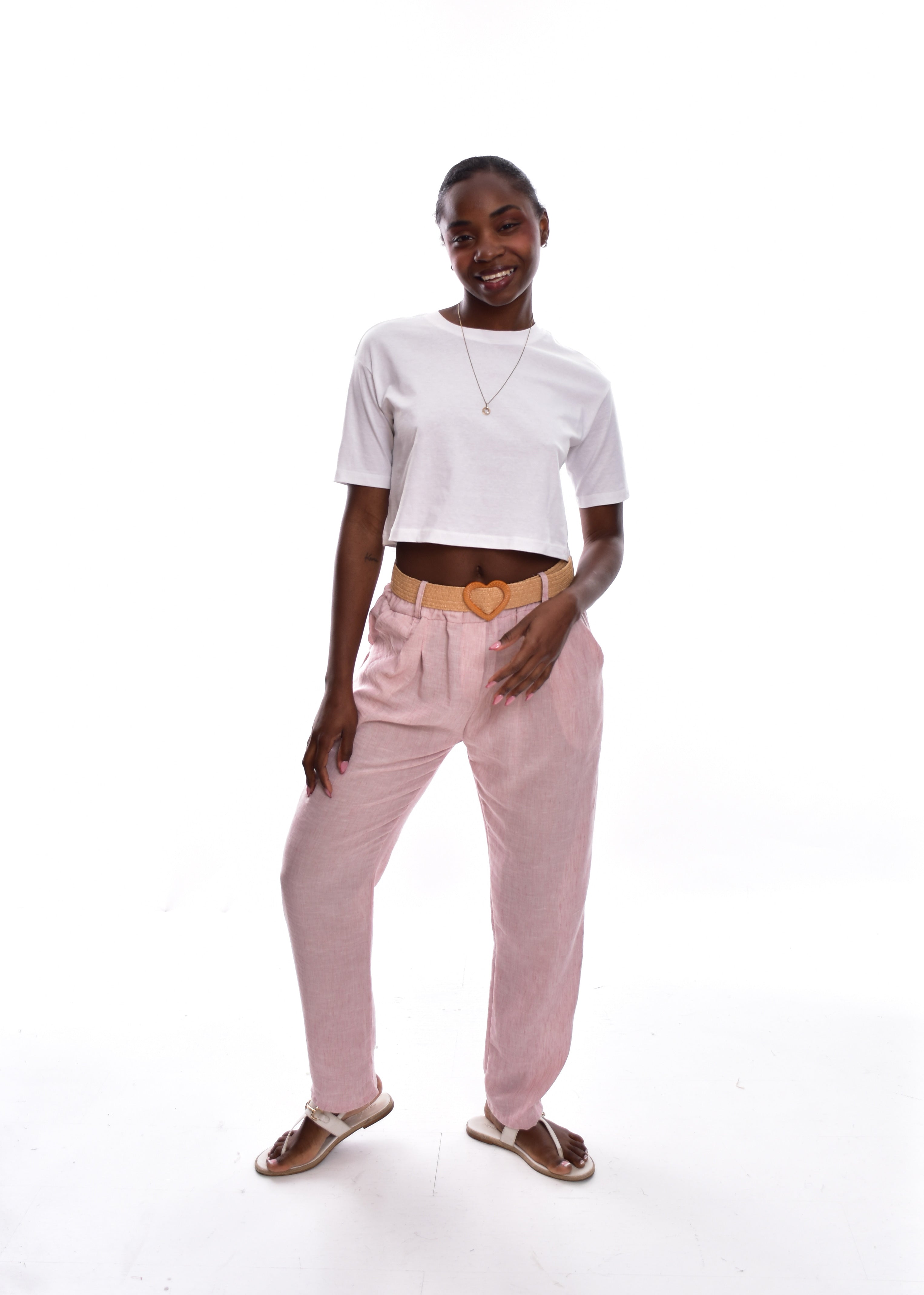 PANTALÓN LIN-ROSA