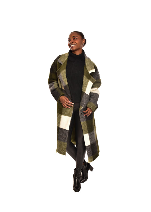 CASACO DE LÃ XADREZ