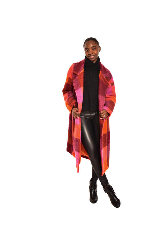 CASACO DE LÃ XADREZ