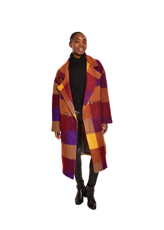 CASACO DE LÃ XADREZ