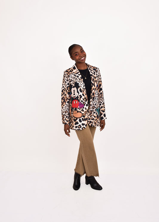 BLAZER MICKEY-ANIMAL PRINT