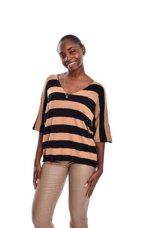 JERSEY FINO FRANJAS GR-NEGRO