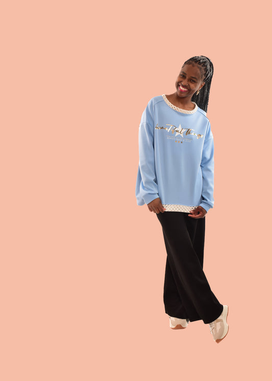 CAMISOLA DE FIM DE SEMANA-PRETO