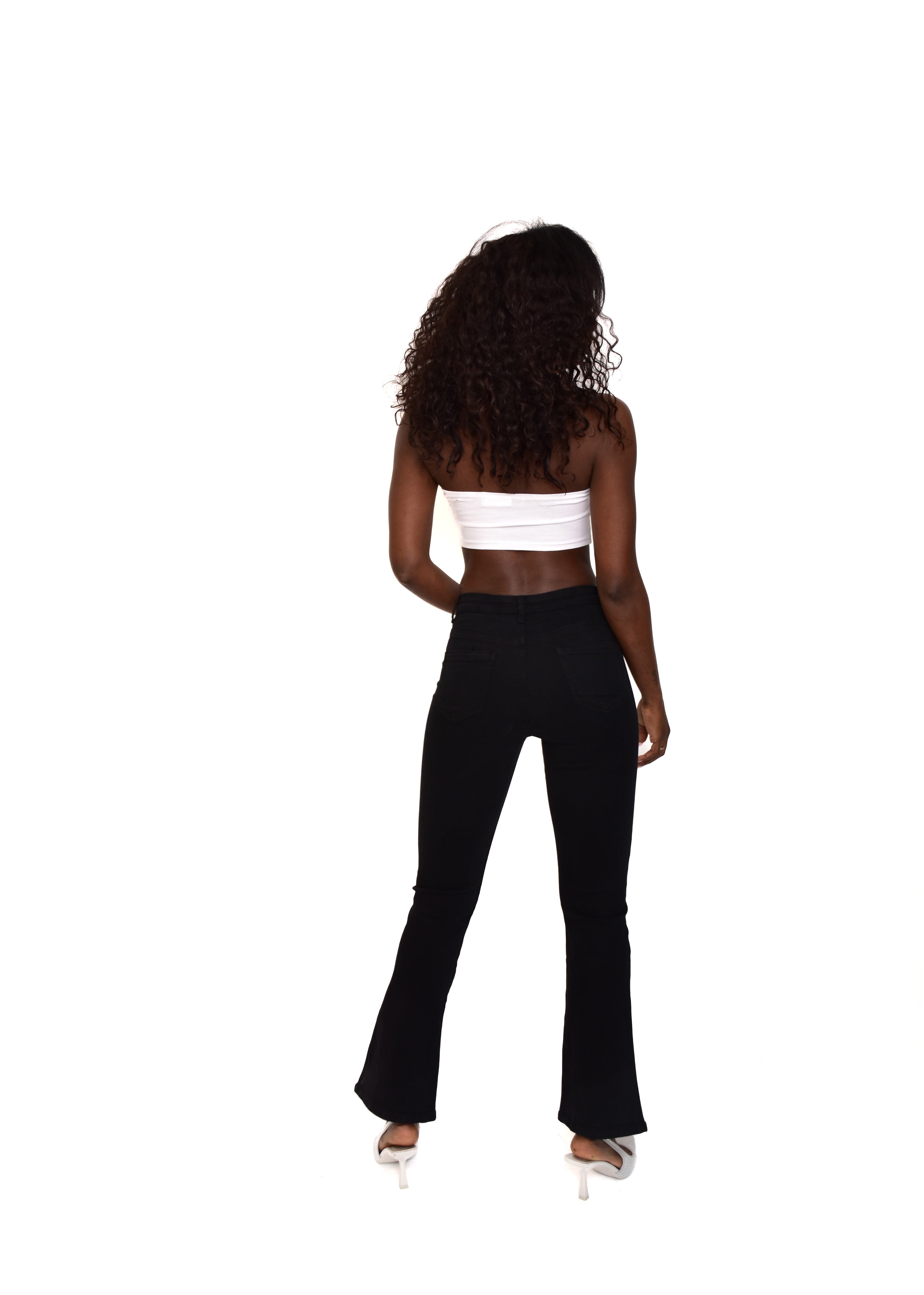 PANTALÓN VIVID CAMPANA-NEGRO