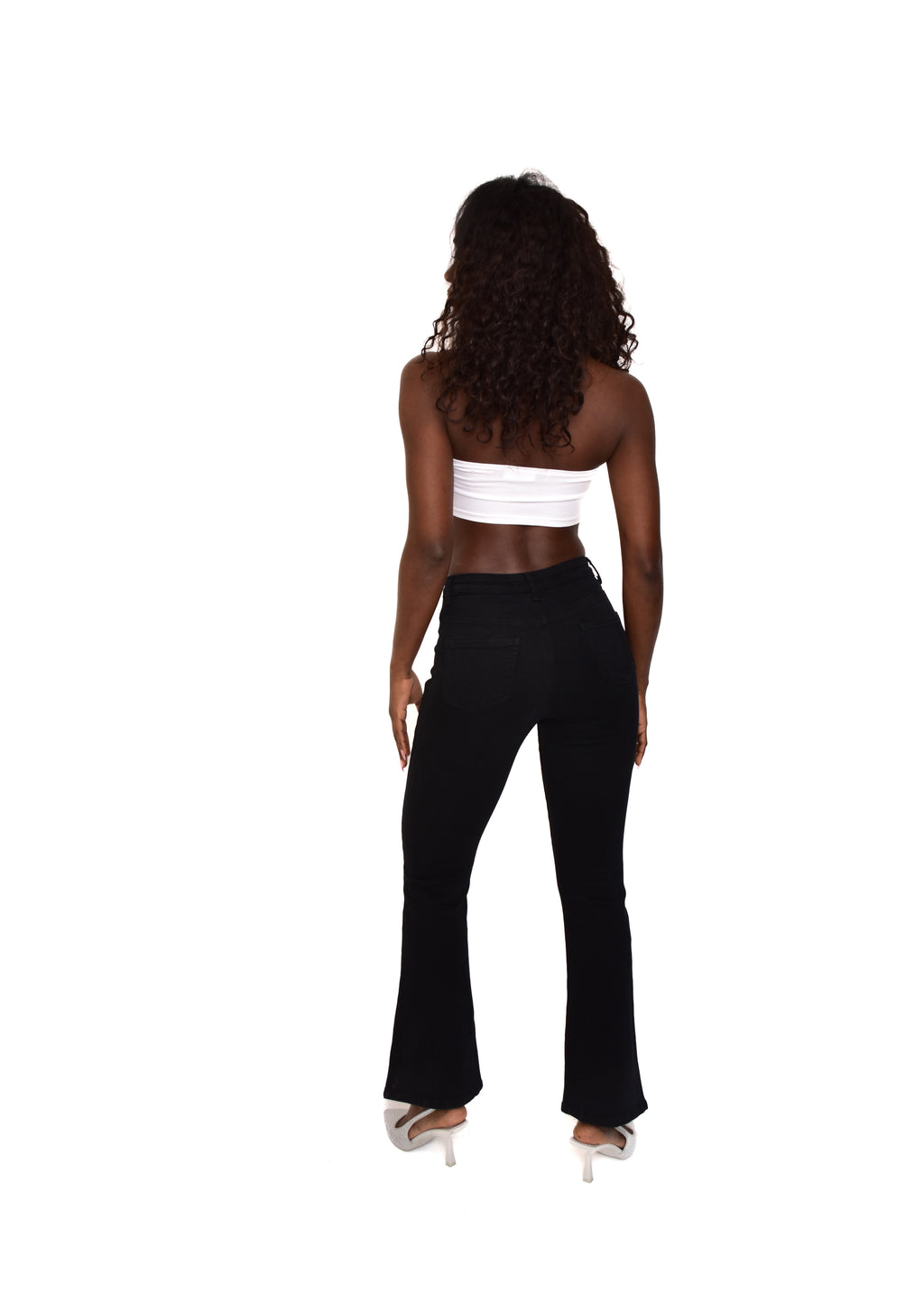 PANTALÓN VIVID CAMPANA-NEGRO