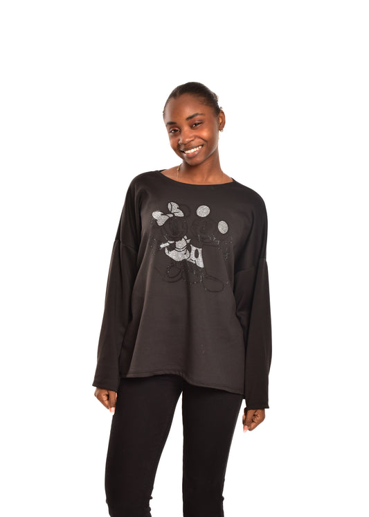 CAMISOLA DE FIM DE SEMANA-PRETO