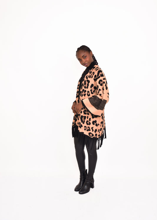 CHAQUETA PUNTO-ANIMAL PRINT