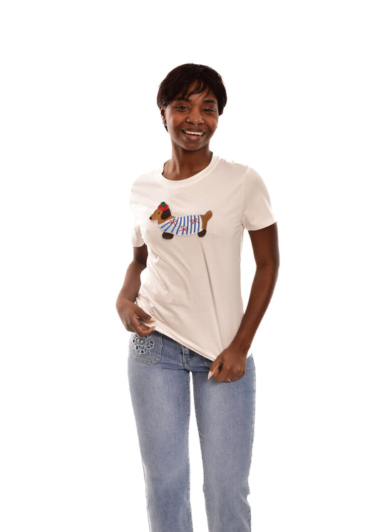 CAMISETA DOG- BLANCA