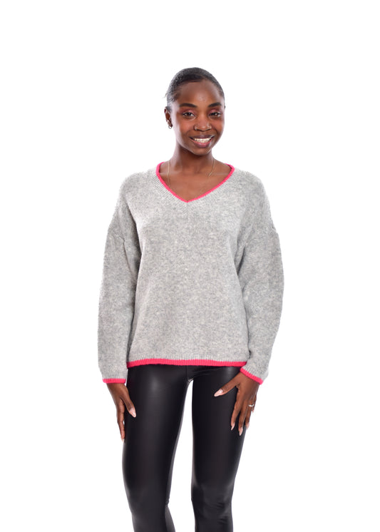 JERSEY ESACOTE V-GRIS