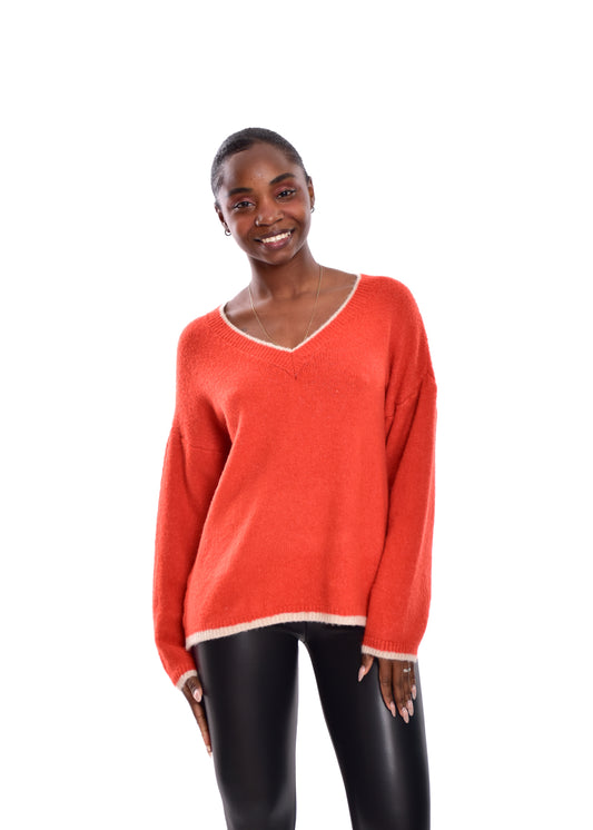 JERSEY ESACOTE V-NARANJA