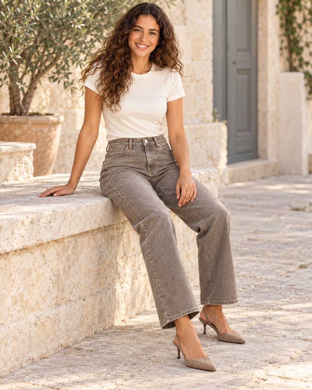 PANTALÓN GRIS STARS