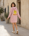 VESTIDO SMILEY-ROSA