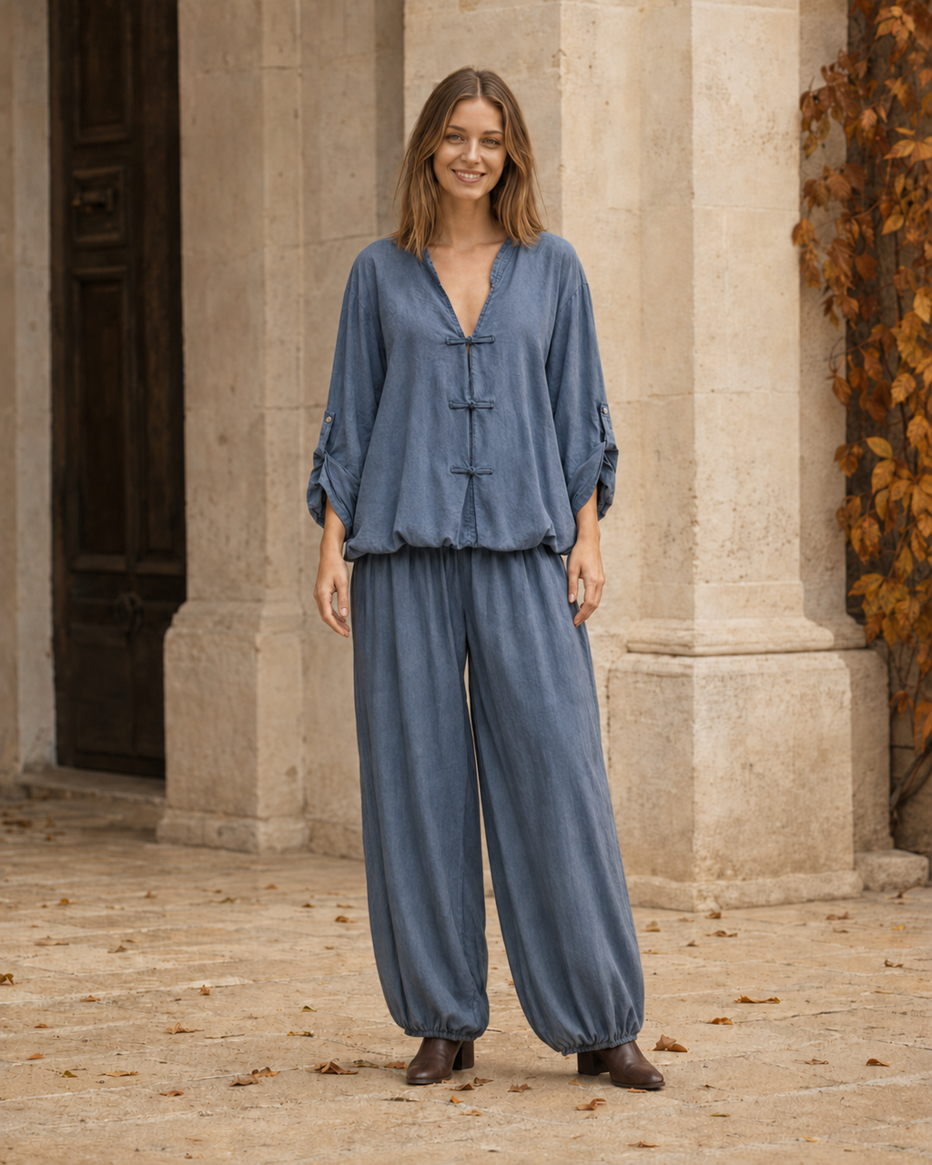 BLUSA JAPO-AZUL