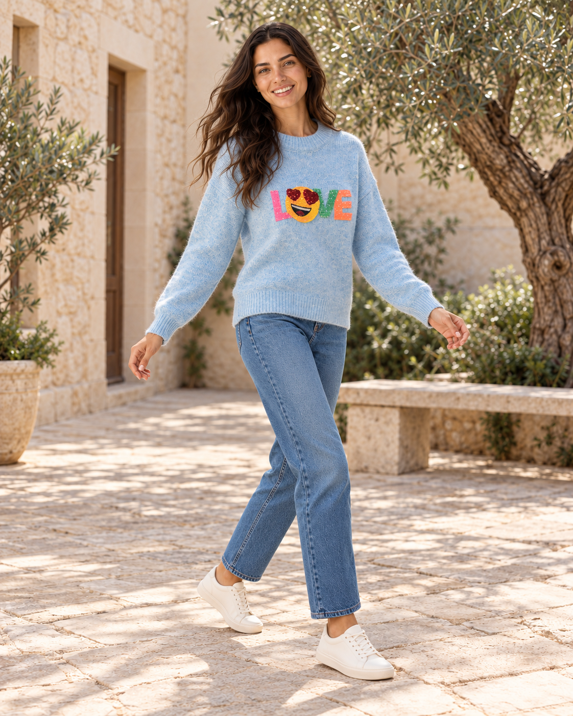 JERSEY SMILE-AZUL