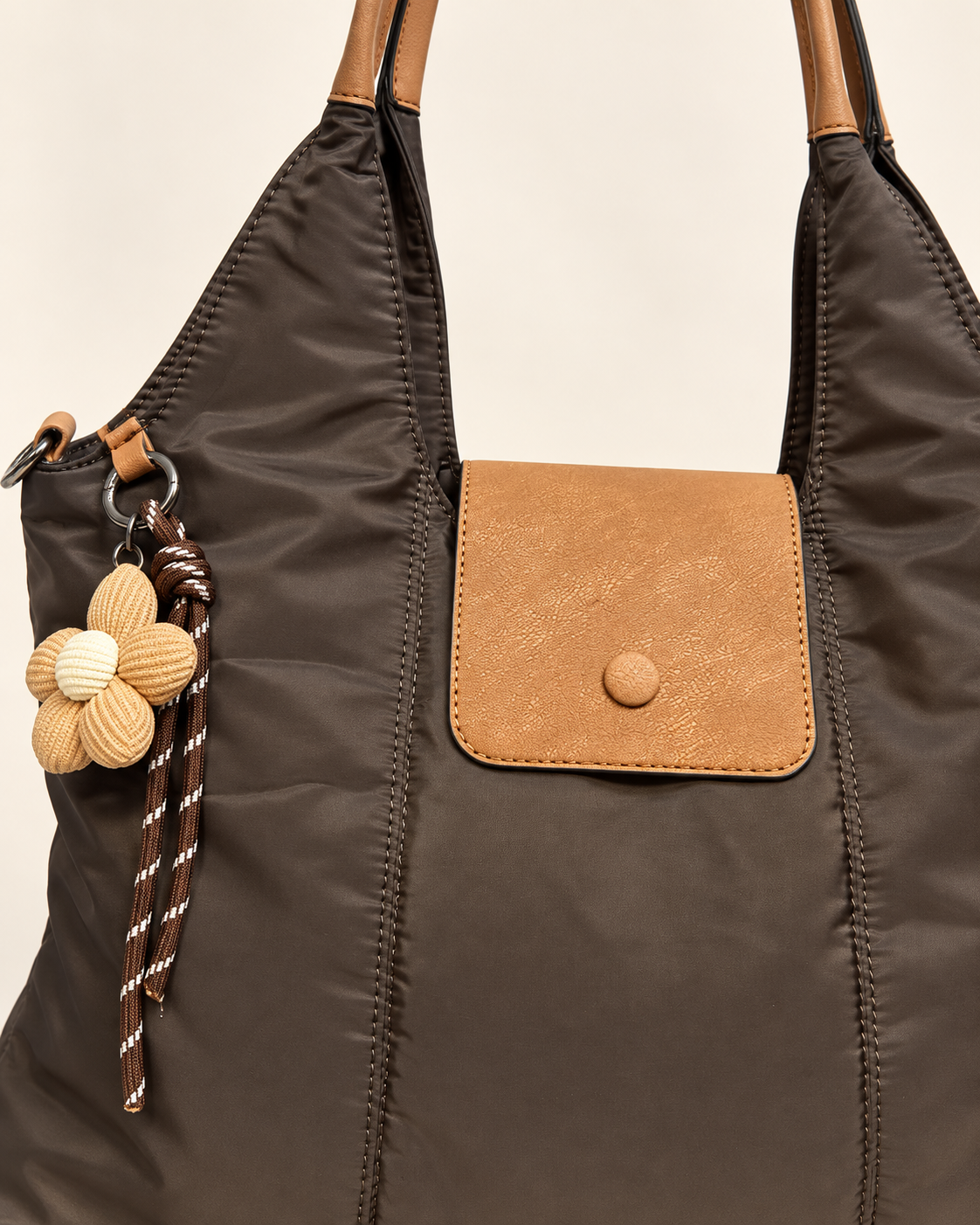 BOLSO ACOLCHADO MARRÓN
