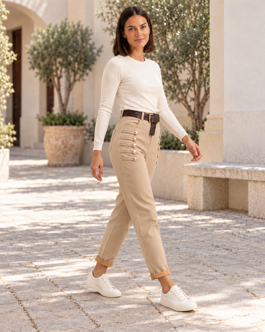 PANTALÓN BOT-BEIGE