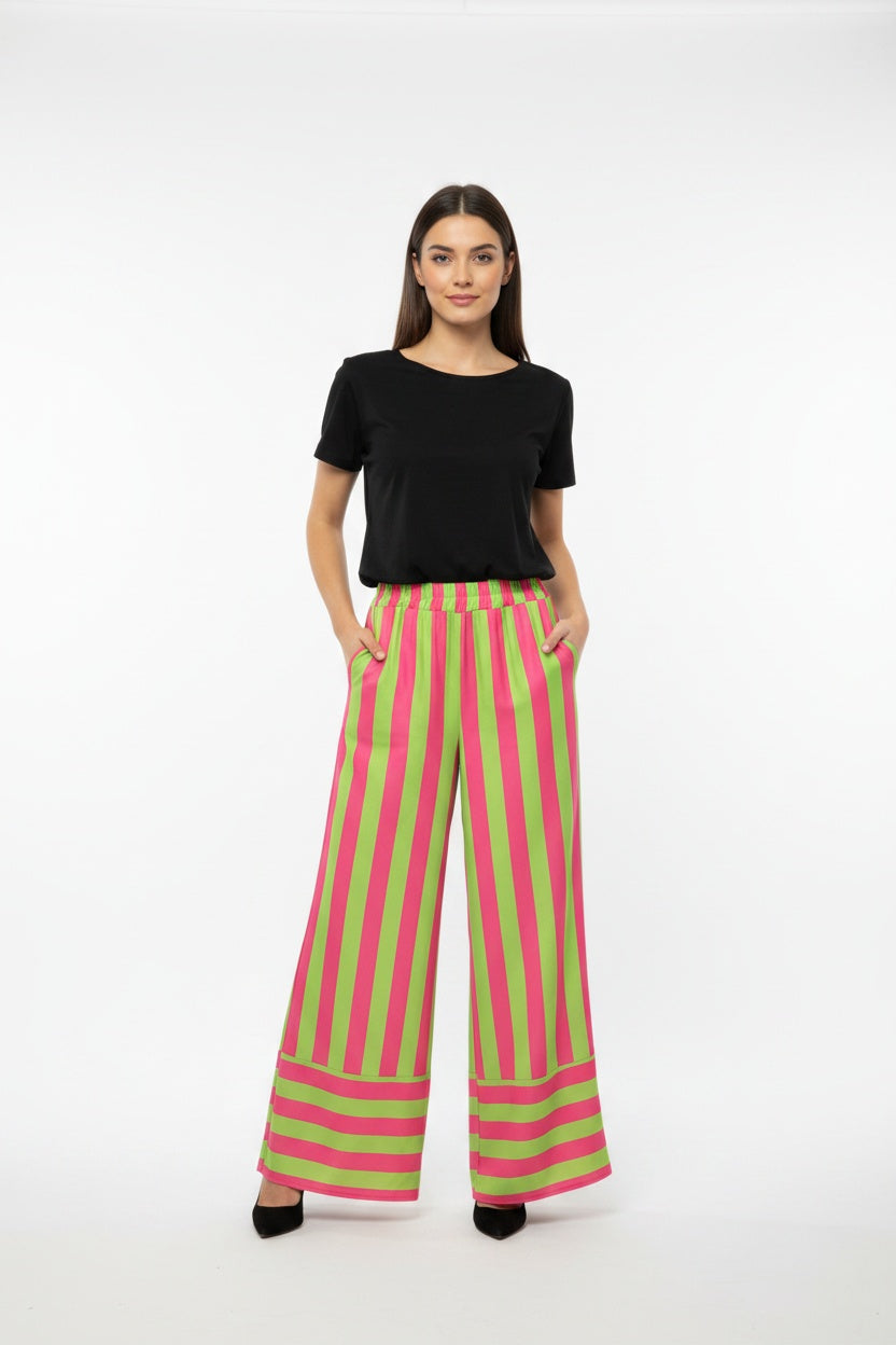 PANTALÓN  RAYAS-VERDE