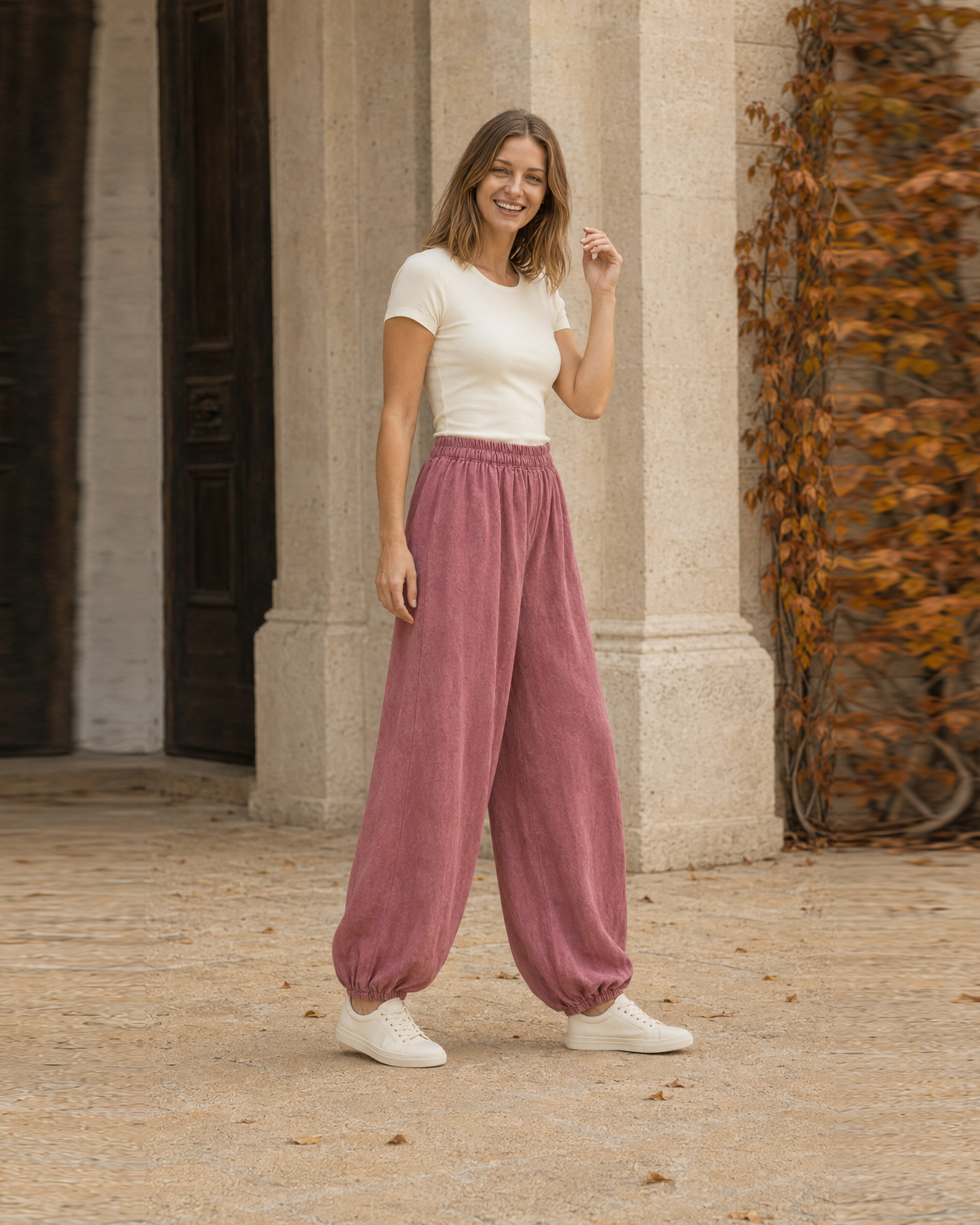 PANTALÓN JAPO-ROSA
