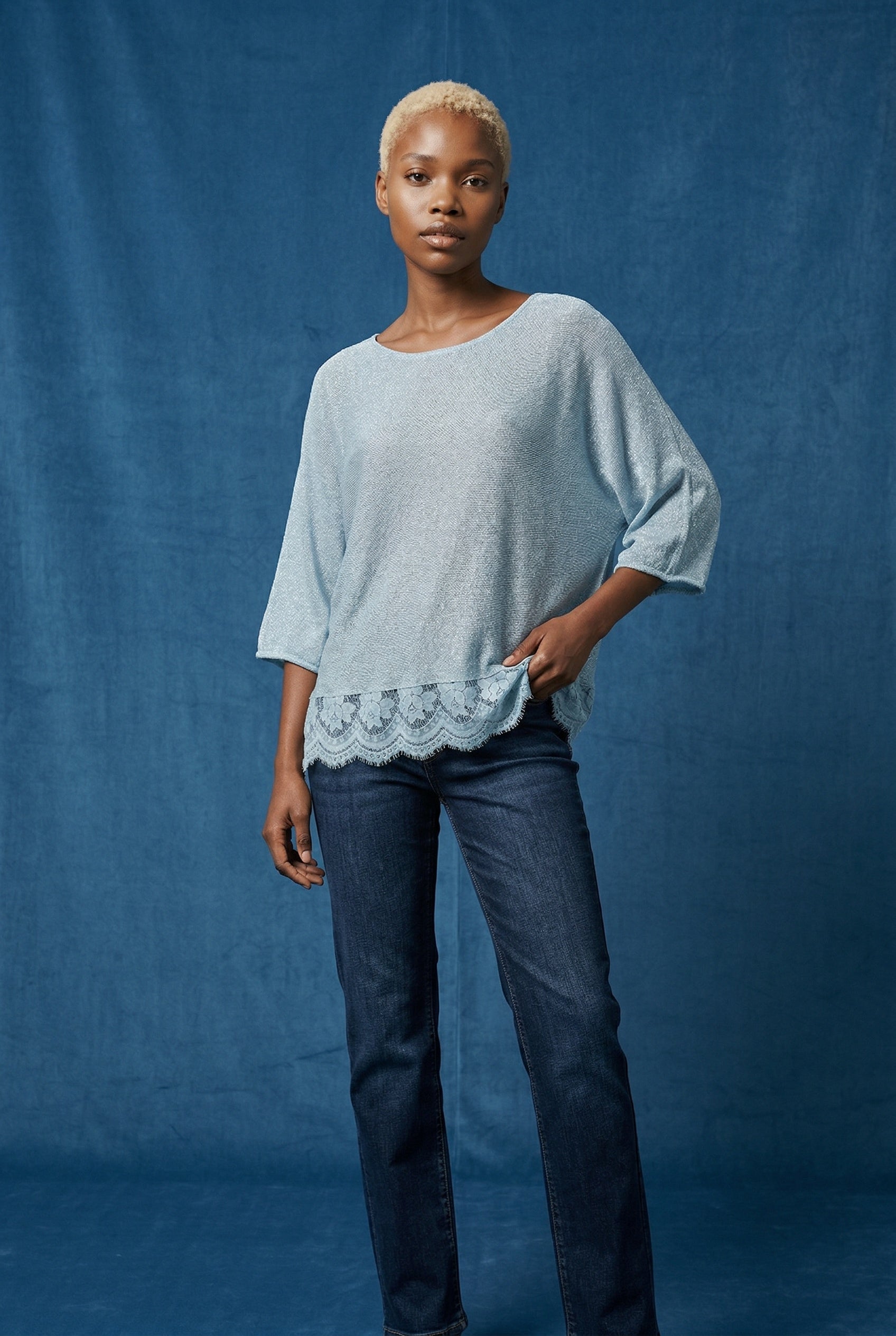 JERSEY PUNTILLA-AZUL