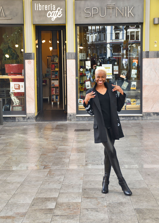 BLAZER LETTERS-NEGRA