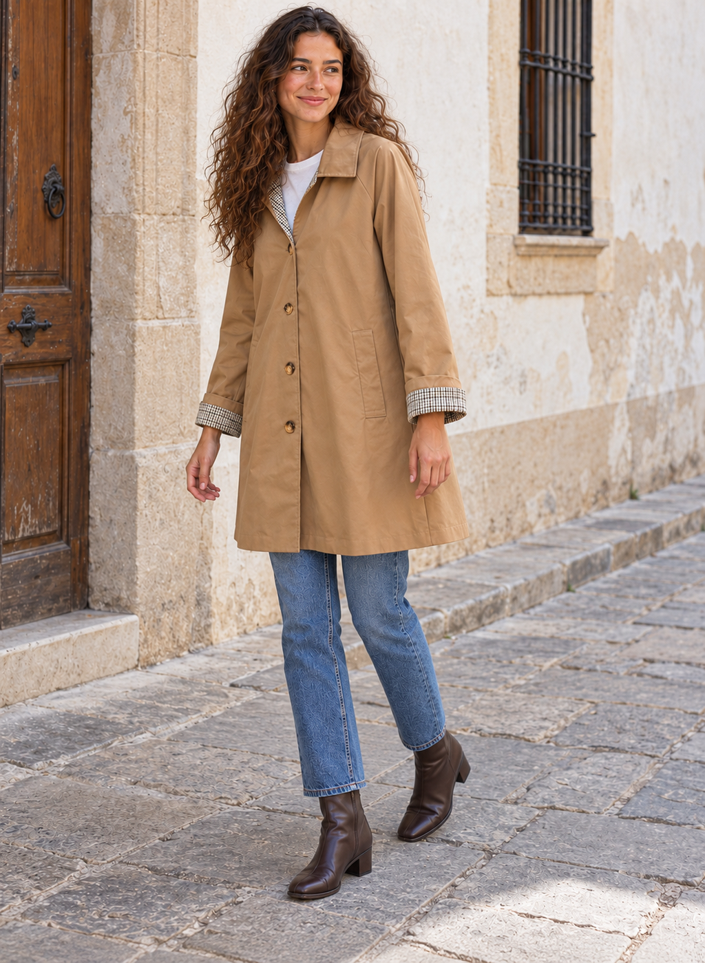 GABARDINA BEIGE