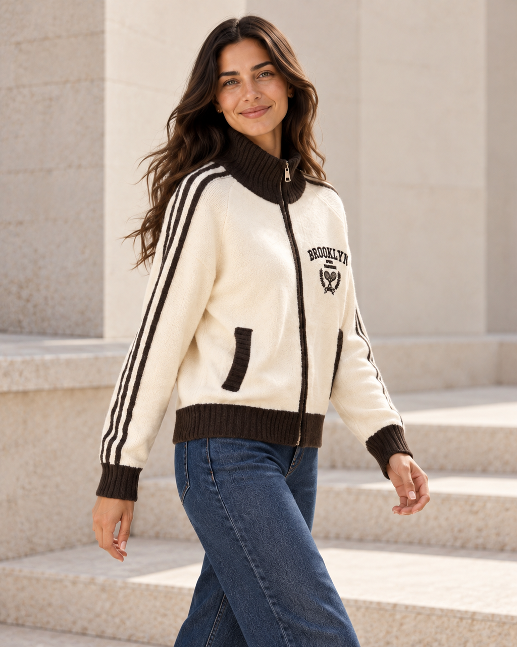 CHAQUETA BROOKKLYN- BEIGE