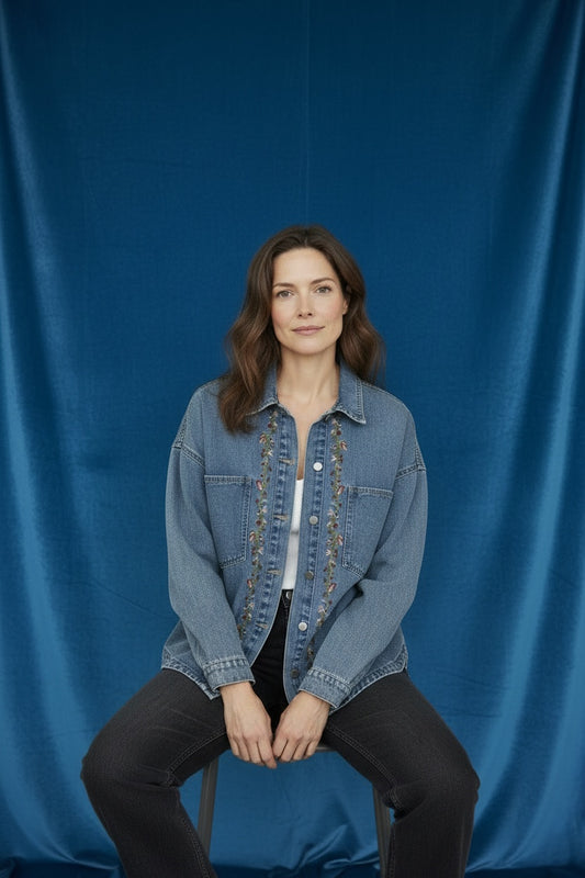 CAZADORA VAQUERA BORDADOS II