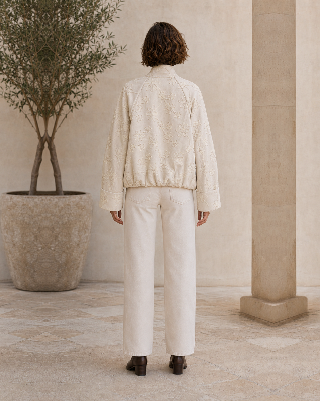 CHAQUETA ROS-BEIGE