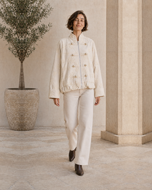 CHAQUETA ROS-BEIGE