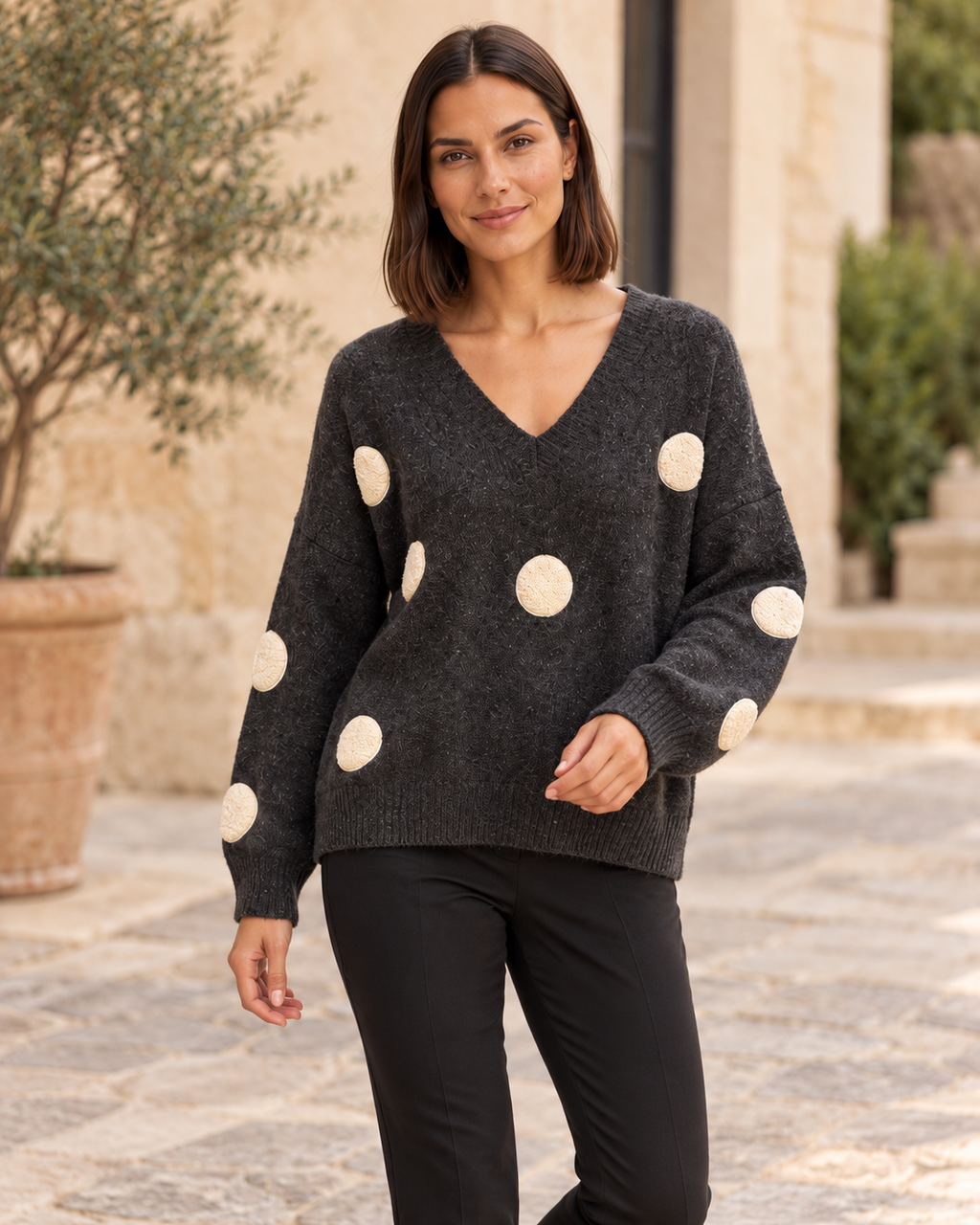 JERSEY TOPITOS-GRIS OSCURO
