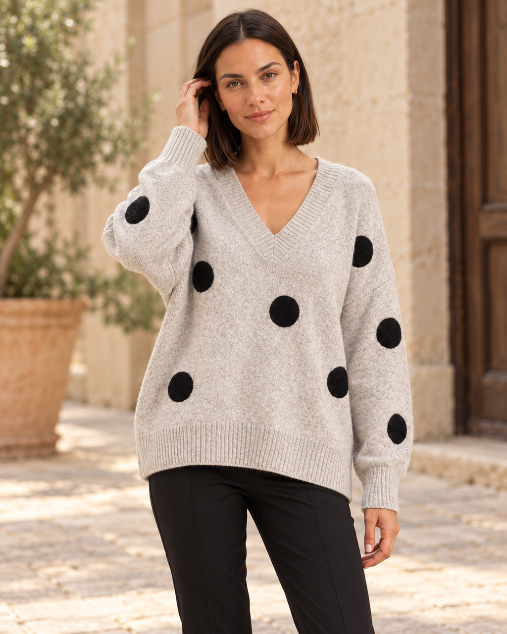 JERSEY TOPITOS-GRIS CLARO