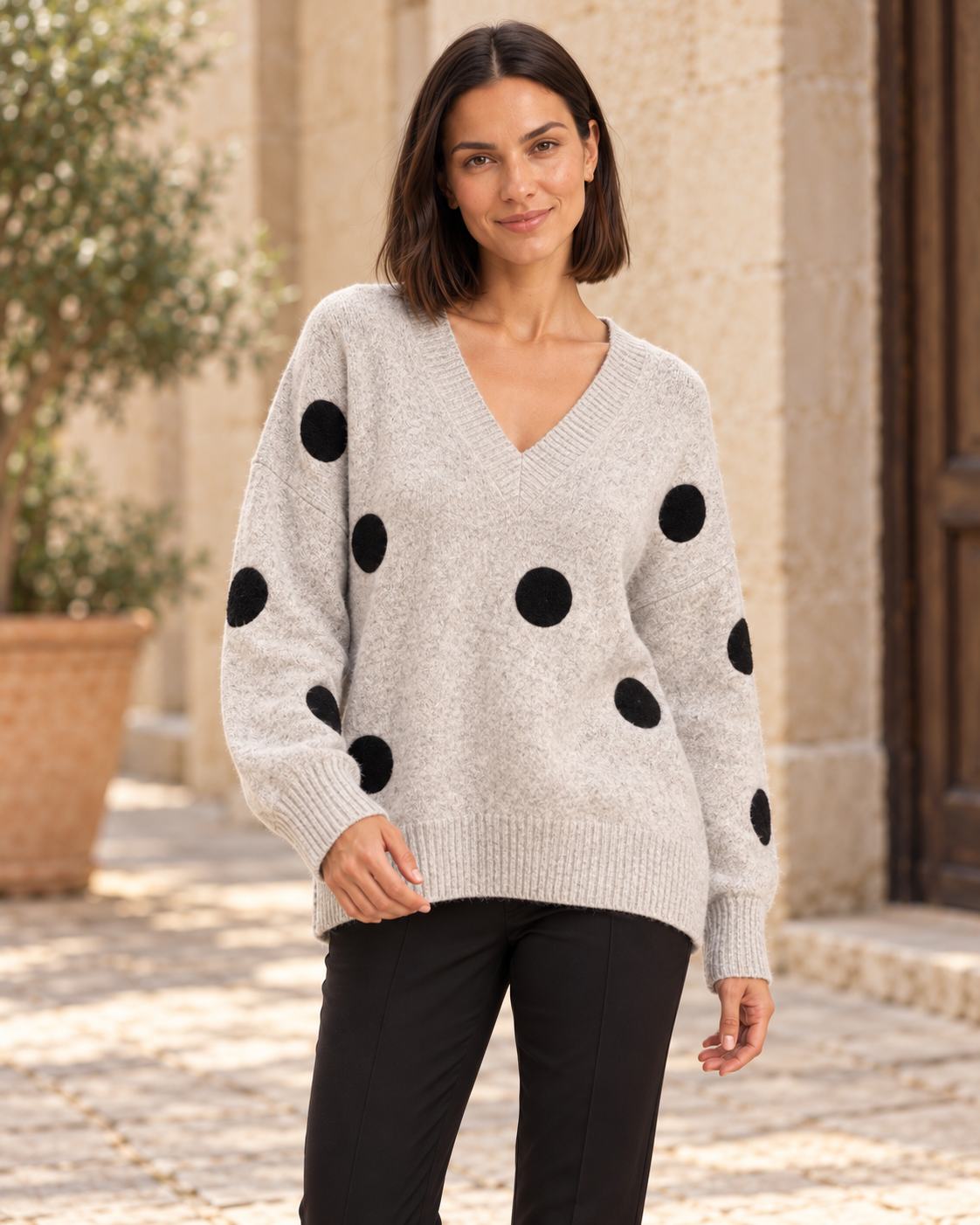 JERSEY TOPITOS-GRIS CLARO