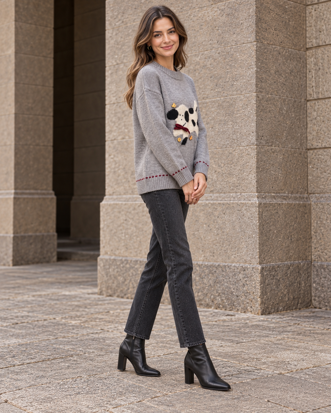 JERSEY DOG-GRIS