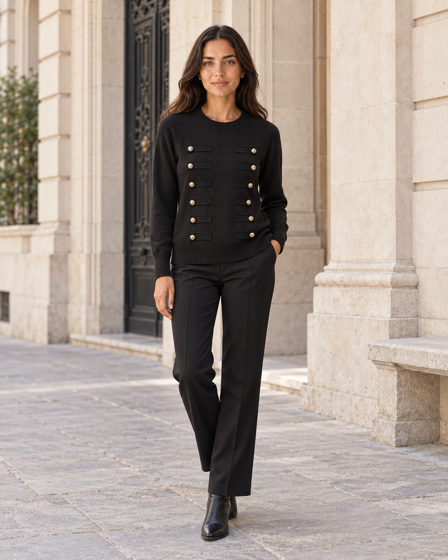 JERSEY BOTONADURA-NEGRO