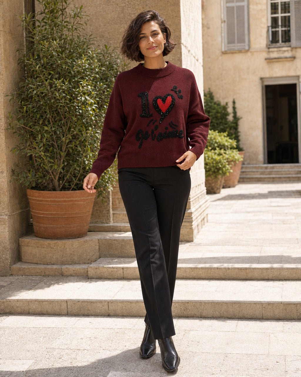 JERSEY I LOVE-GRANATE