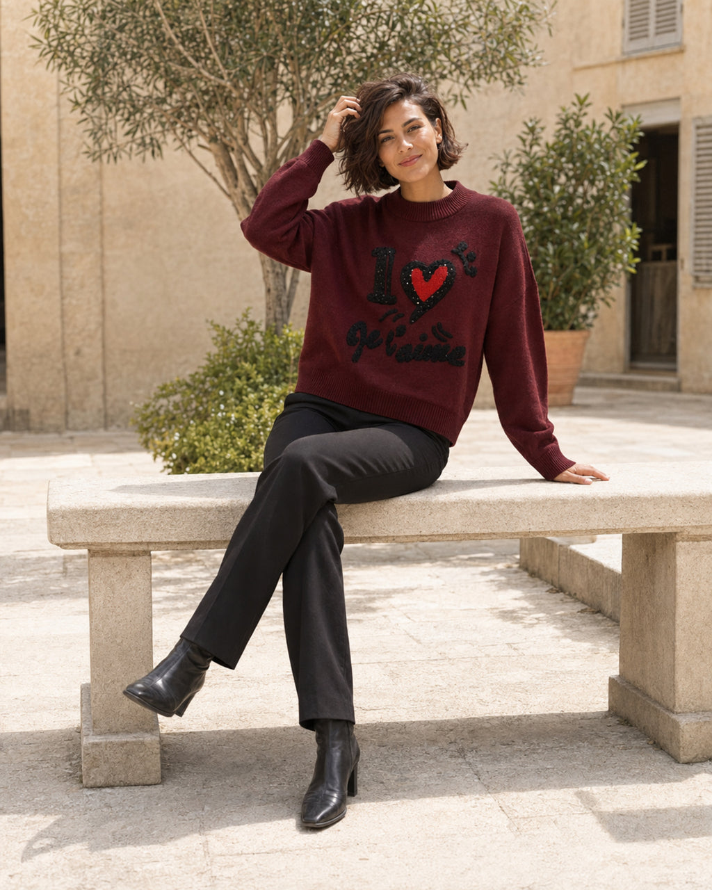 JERSEY I LOVE-GRANATE