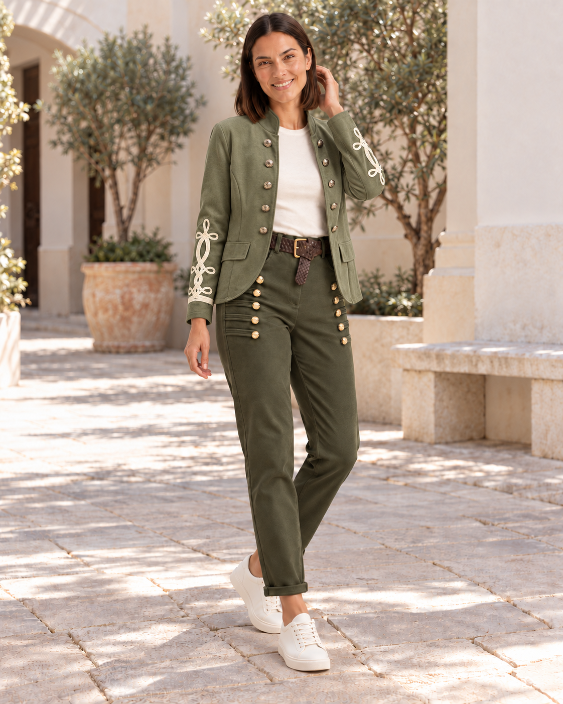 BLAZER ANTELINA-KHAKI