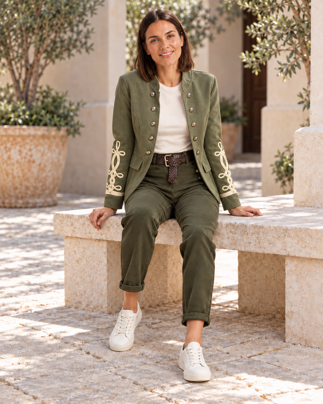 BLAZER ANTELINA-KHAKI