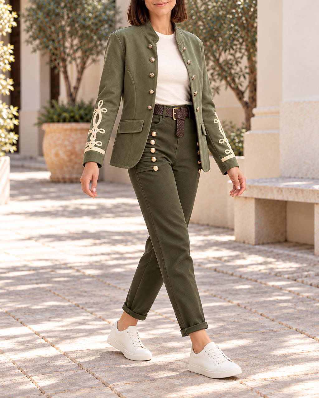 BLAZER ANTELINA-KHAKI