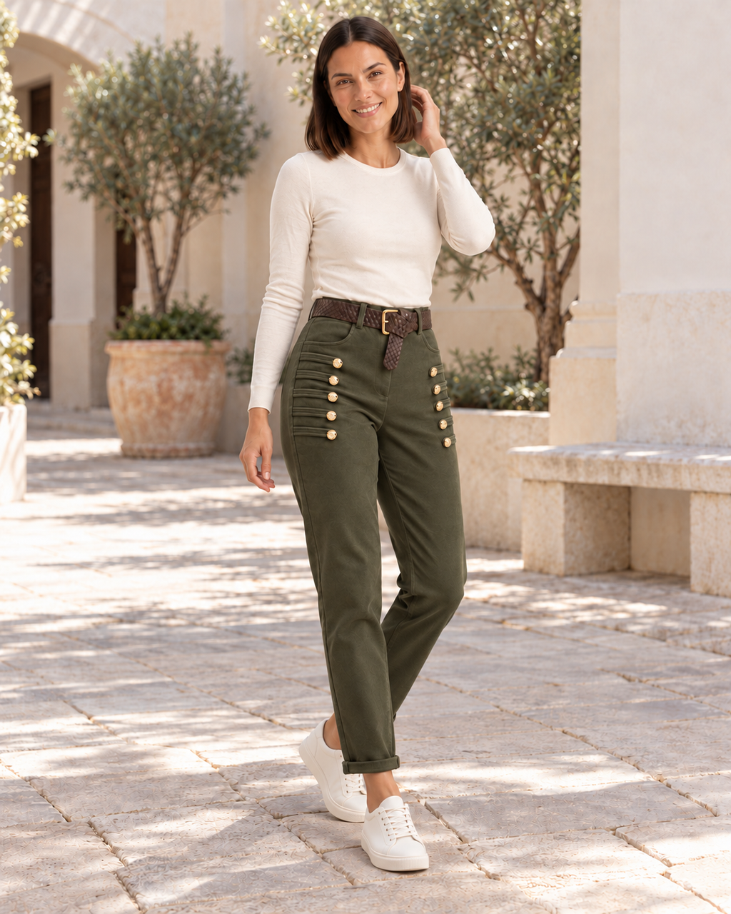 PANTALÓN BOT-VERDE