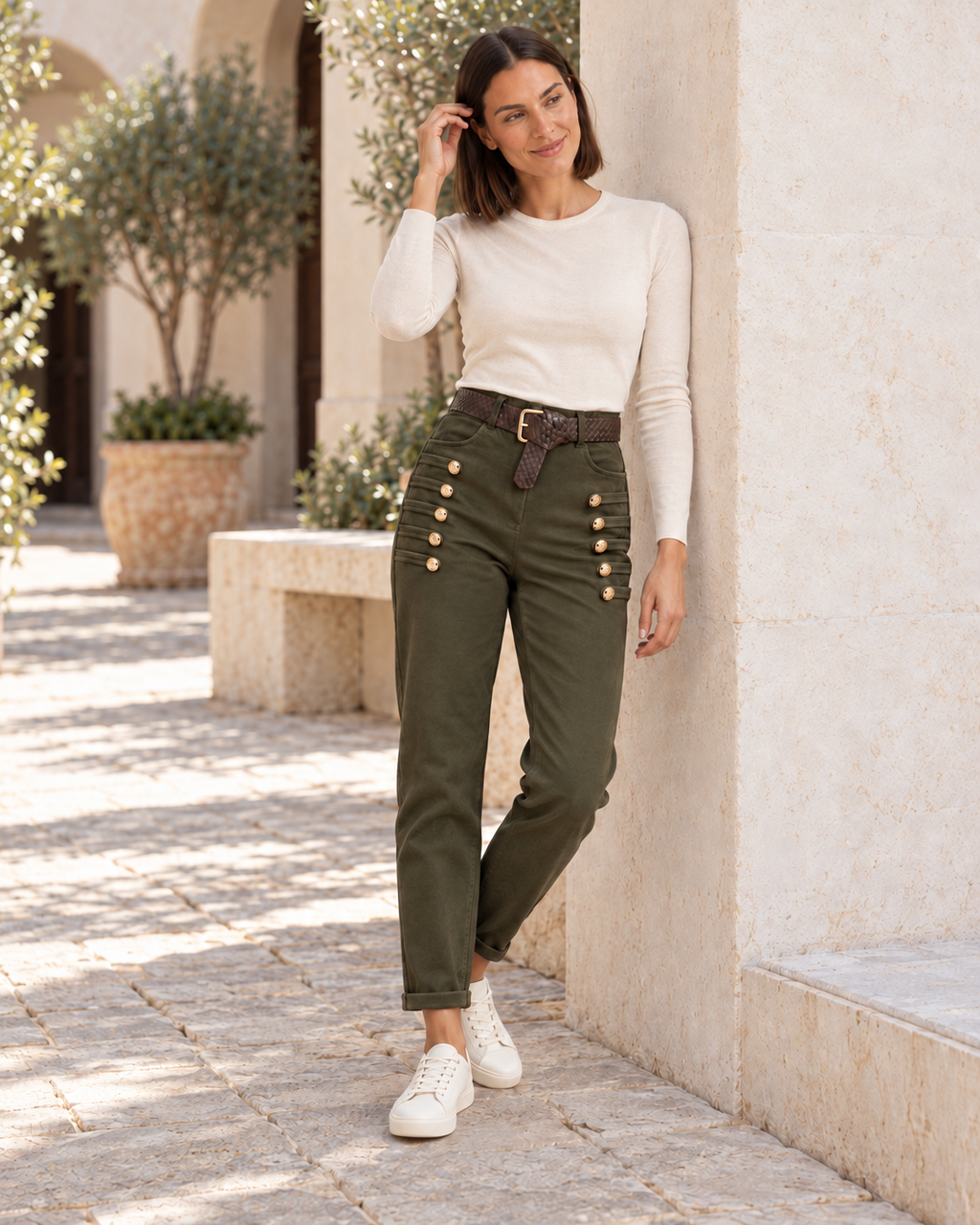 PANTALÓN BOT-VERDE